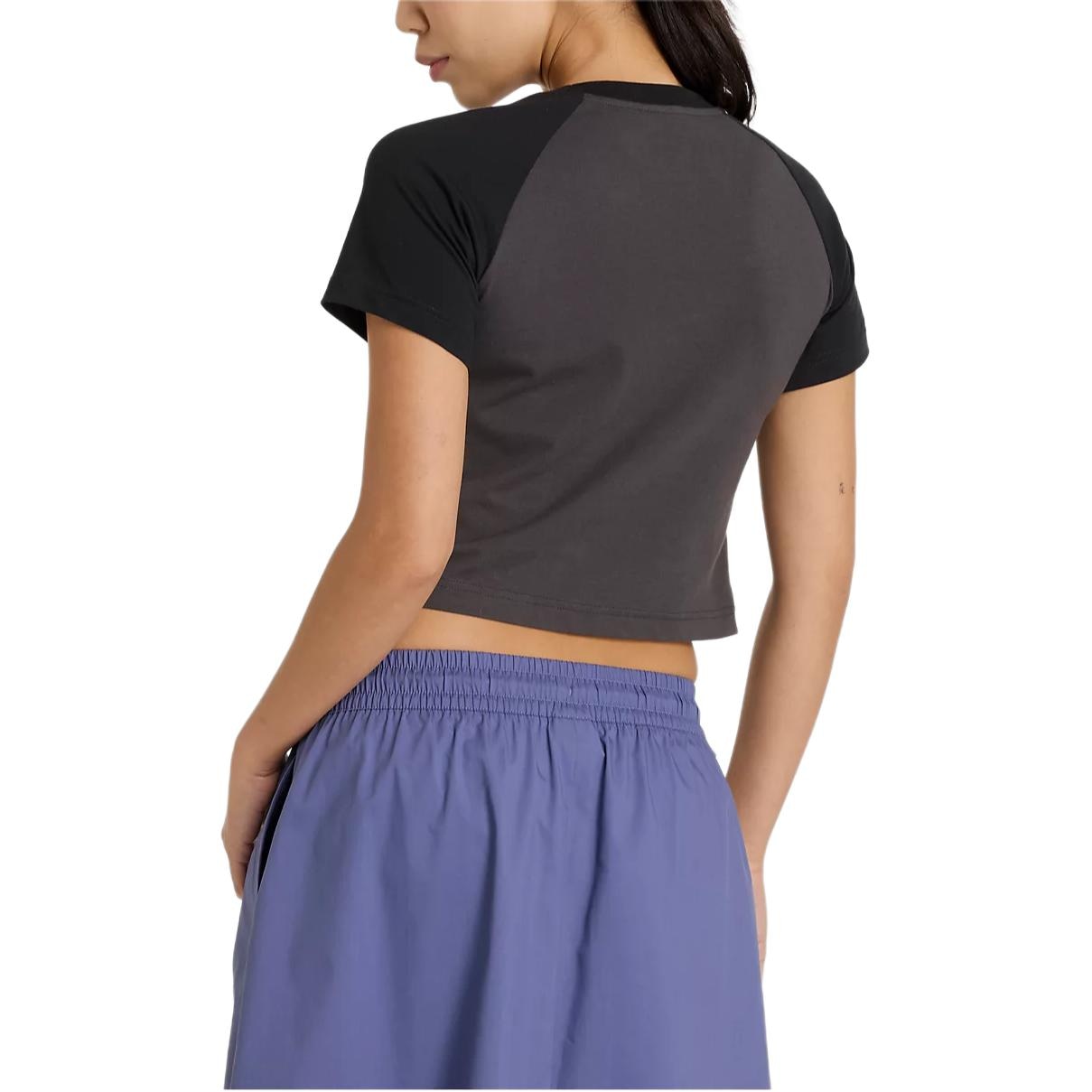 New Balance Raglan Sleeve T-Shirt Black — фото 3