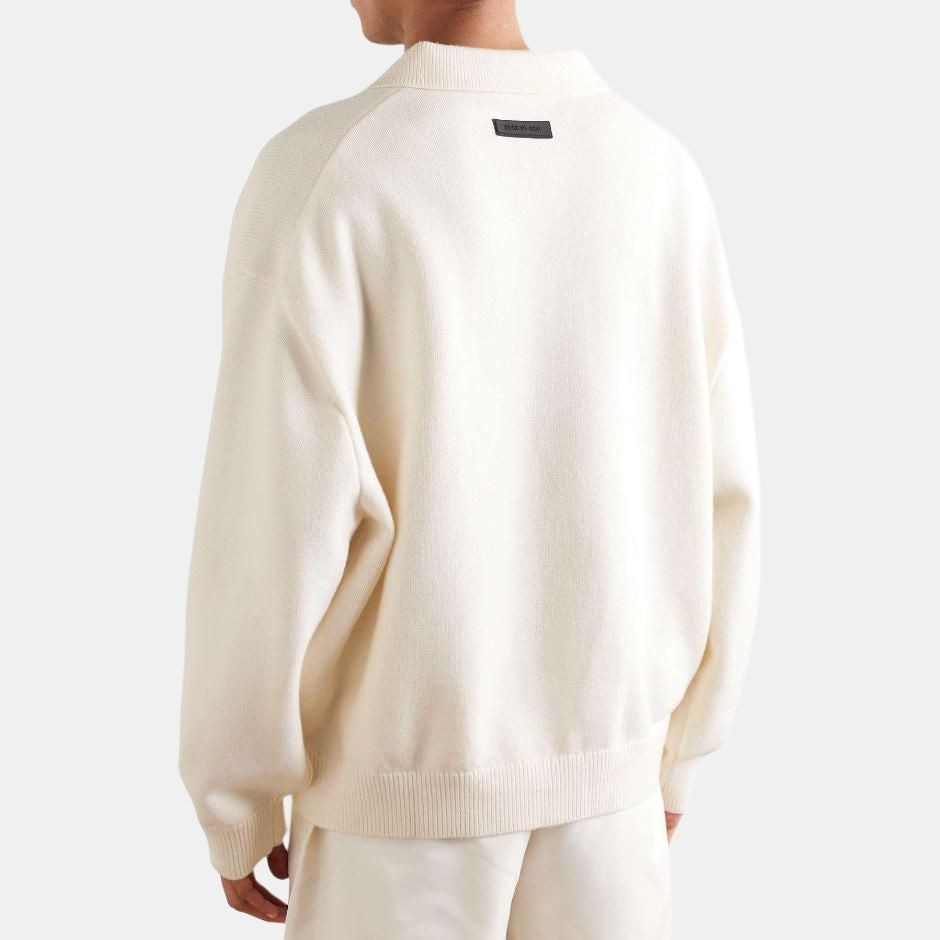 Fear Of God Essentials Knit Polo Cloud Dancer — фото 3