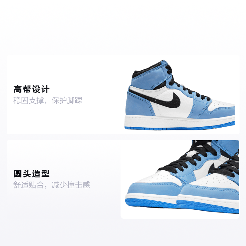 Jordan Air Jordan 1 Retro High OG "University Blue" GS — фото 1