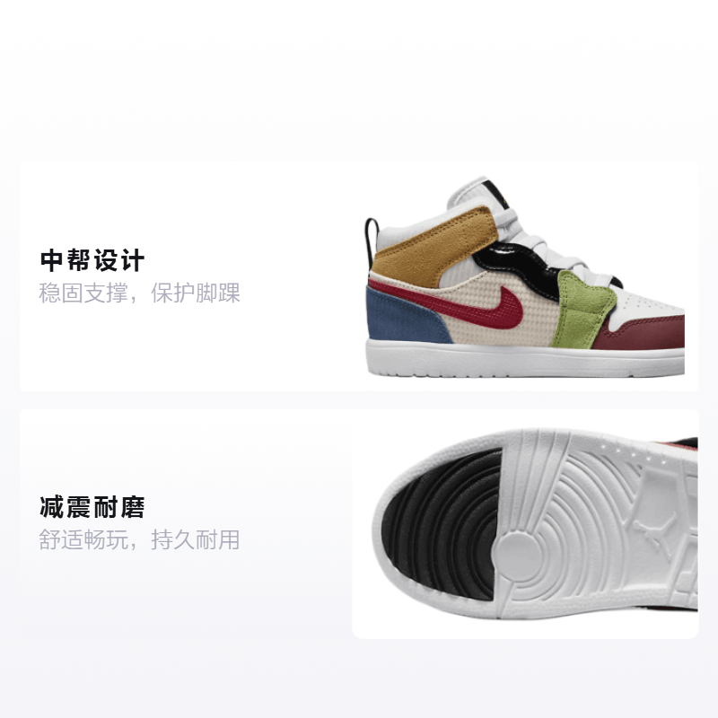 Jordan Air Jordan 1 mid alt se — фото 1