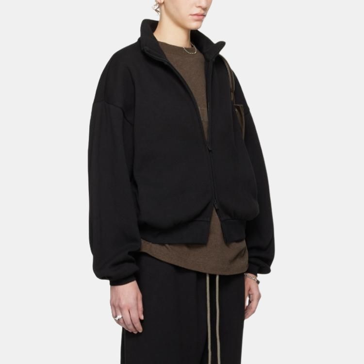 Fear Of God Essentials Zip Up Jacket Black — фото 3