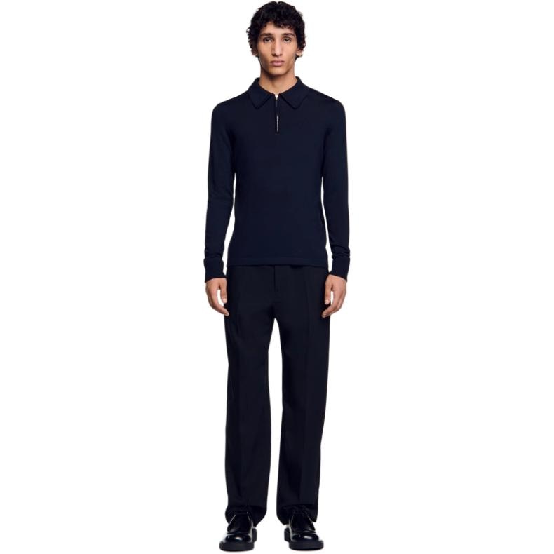 Sandro French Collar Pullover Sweater — фото 6