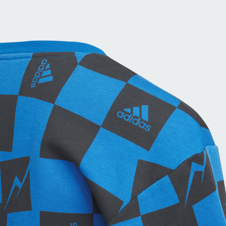 Adidas Knit Warm Crew Sweatshirt Logo — фото 2