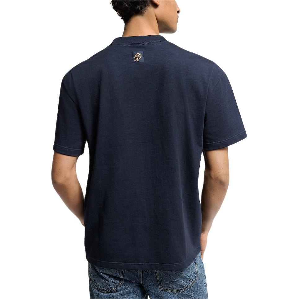 Louis Vuitton FW24 Logo T-Shirt Navy — фото 4