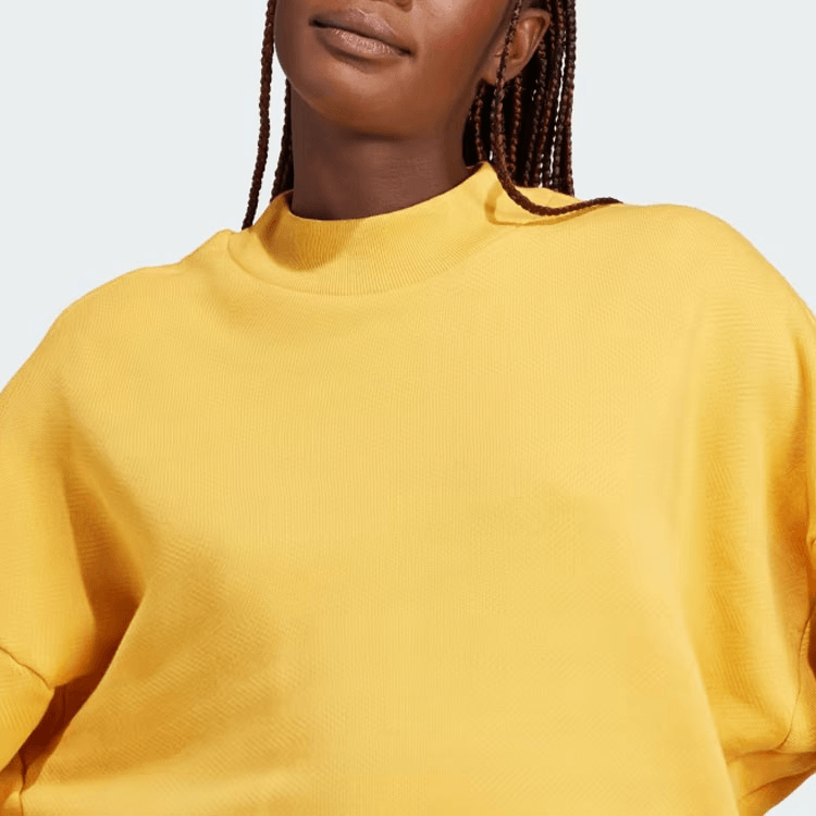 Adidas Lounge French Terry Sweatshirt Logo — фото 4