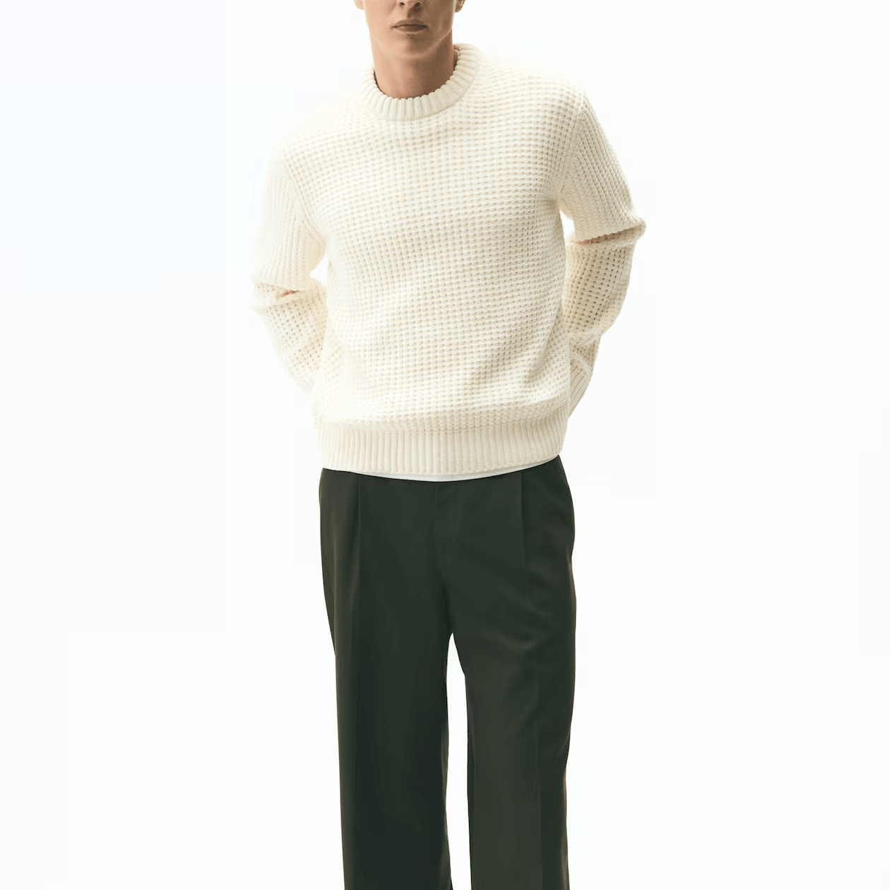 H&M Ribbed Crew Neck Sweater — фото 2