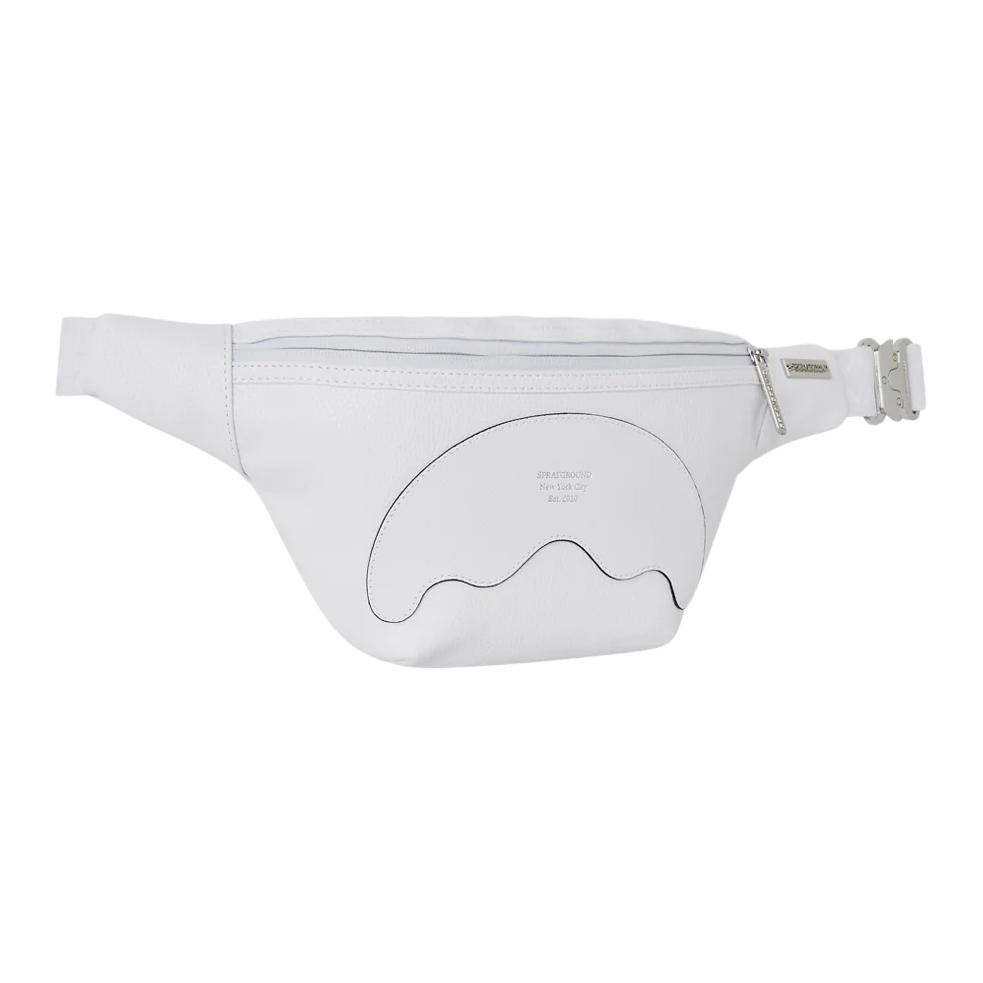 Sprayground Logo PVC Waist Bag White — фото 2