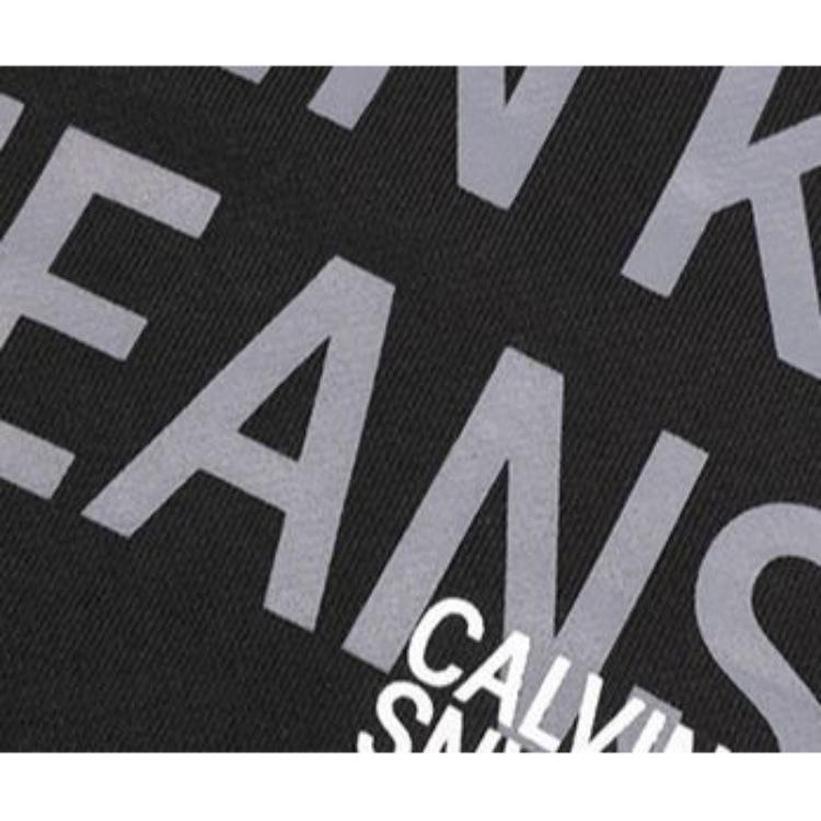 Calvin Klein Logo Hoodie Black — фото 7