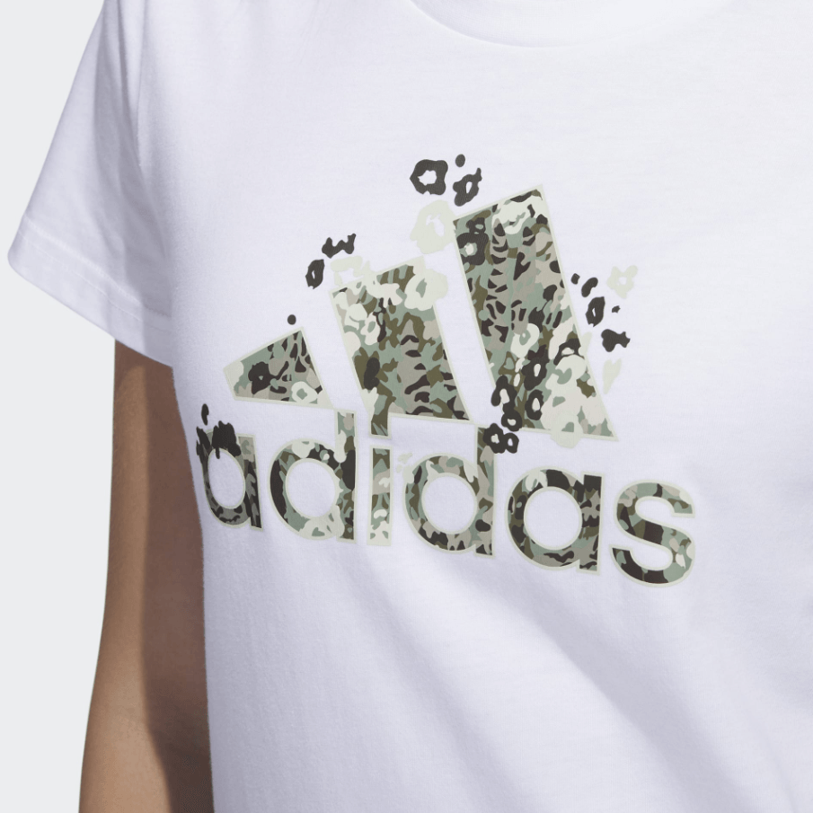 Adidas Floral Badge Of Sport Graphic T-Shirt T — фото 4
