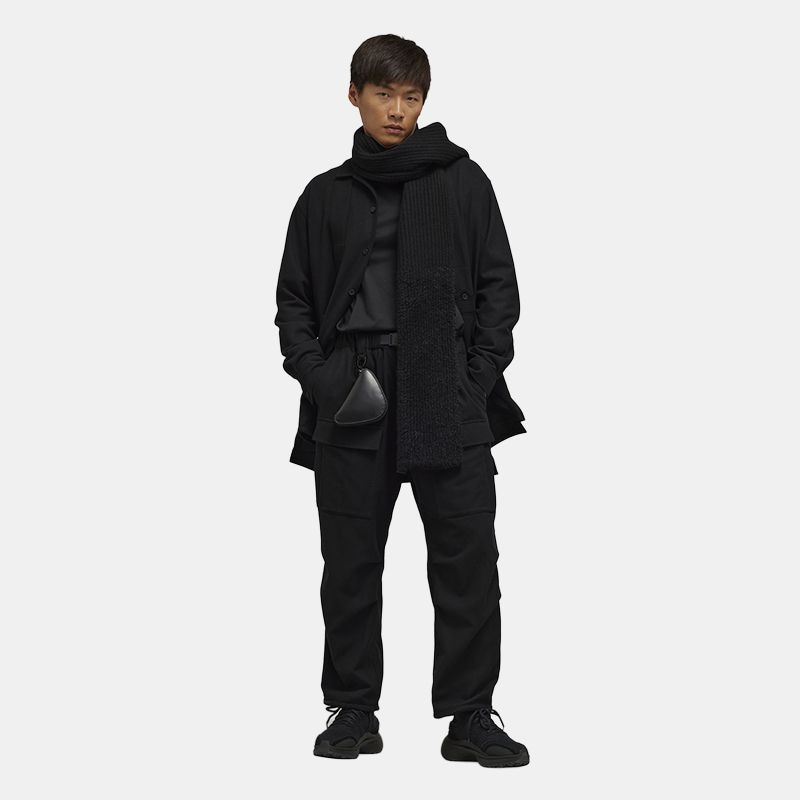 Y-3 Flannel Shirt Black — фото 4