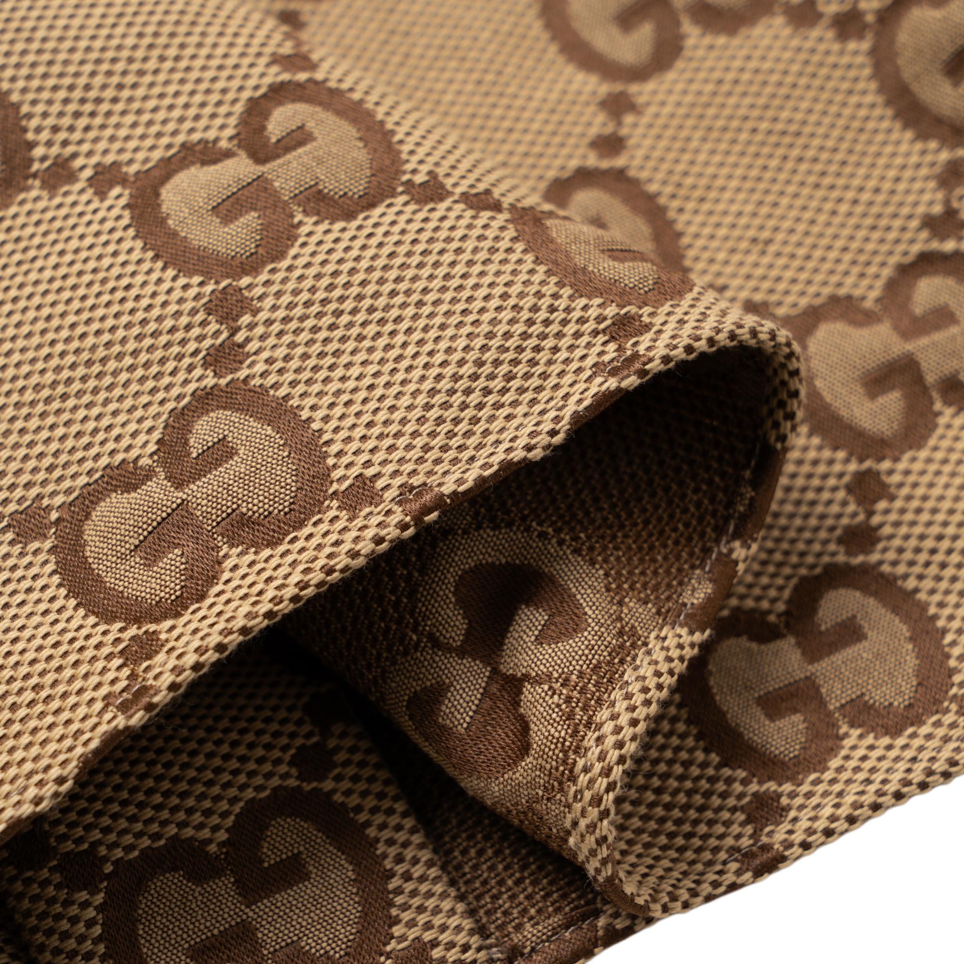 Gucci Logo Print Shirt Brown — фото 6