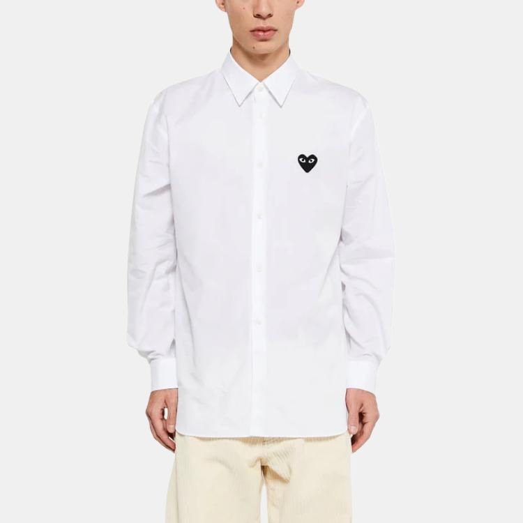 Cdg Play SS24 White Shirt — фото 4