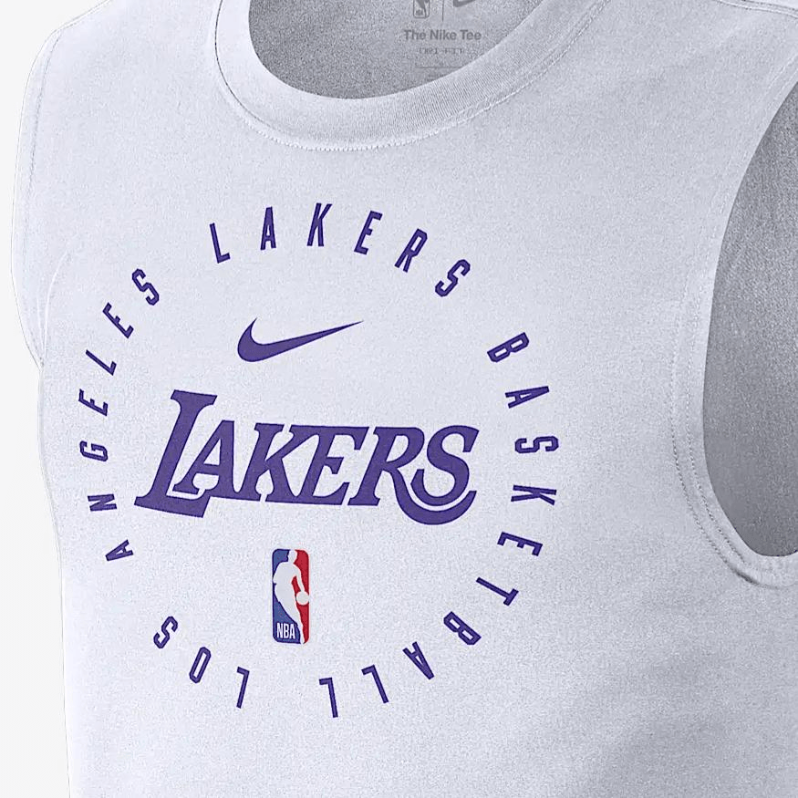Nike DRI-FIT NBA Los Angeles Lakers Vest White — фото 2