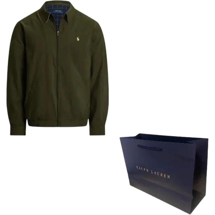 Ralph Lauren Polo Ralph Lauren Embroidered Logo Zip Jacket Green — фото 5