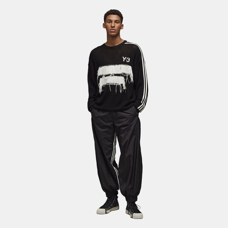 Y-3 GFX Knit Crew Black — фото 4