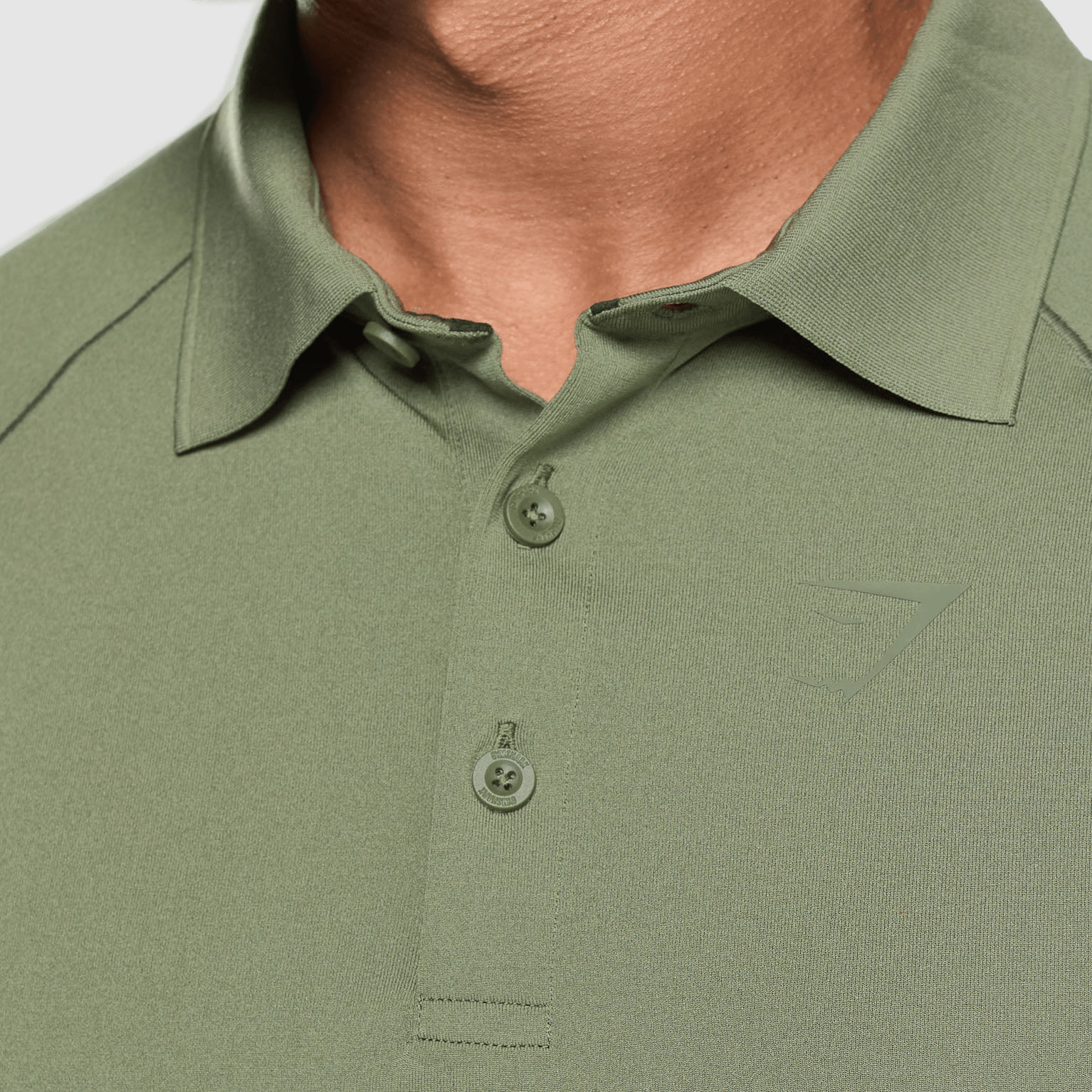 Gymshark Performance Polo Olive — фото 3