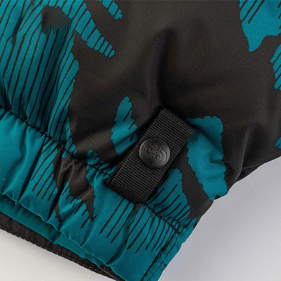 The North Face Retro Nuptse Jacket Blue Black — фото 4