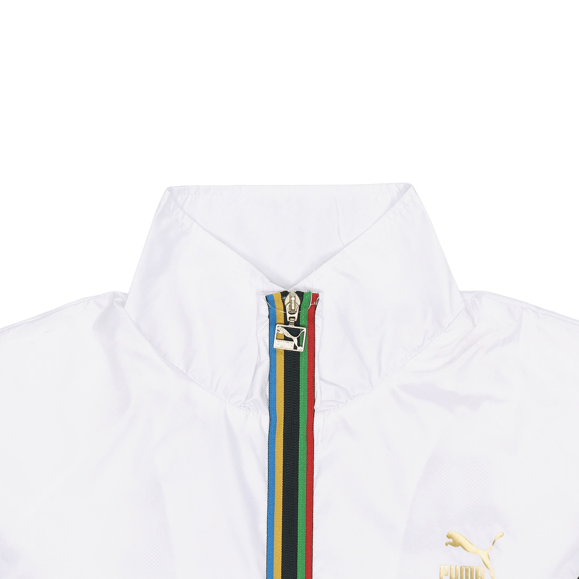 Puma Gold Print Jacket White — фото 4