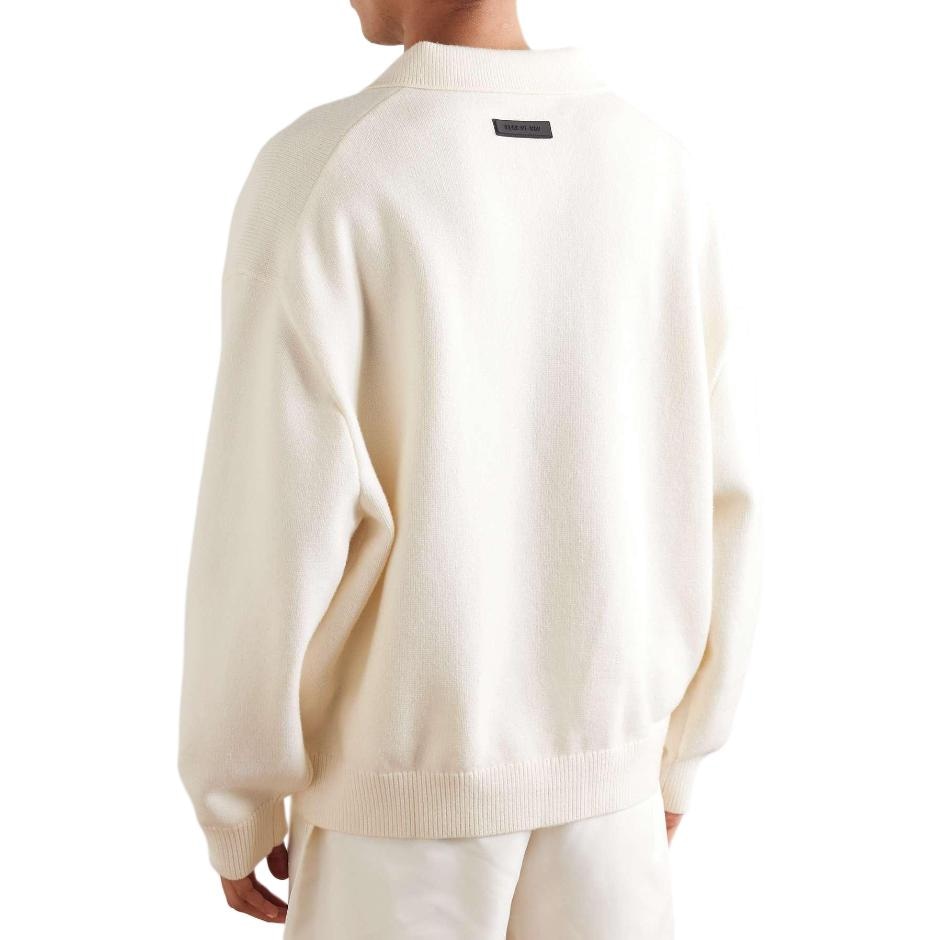 Fear Of God Essentials Knit Polo Cloud Dancer — фото 8