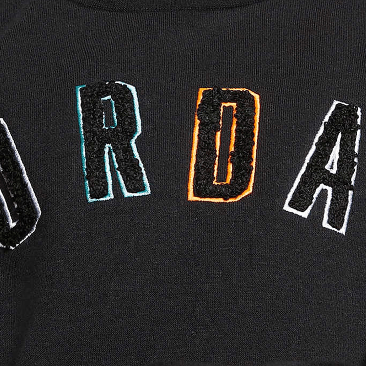 Jordan Nike x Jordan Crewneck Sweatshirt Black Youth — фото 3