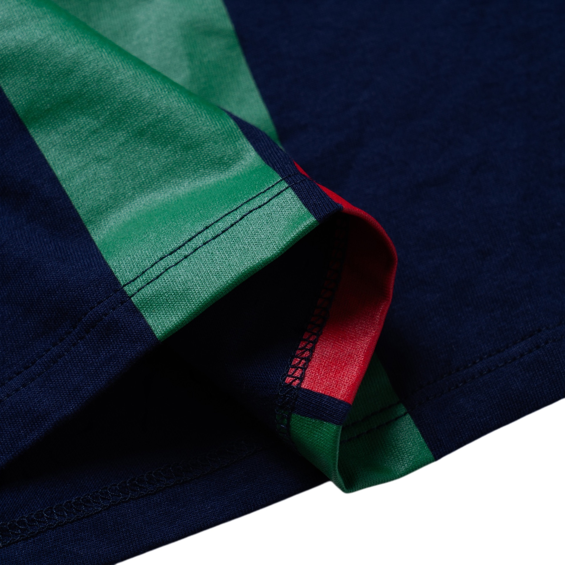 Gucci FW24 Logo Stripe Tee Navy — фото 4