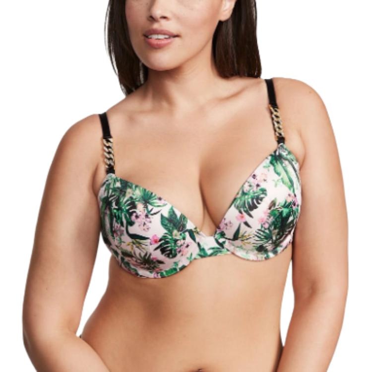Victoria'S Secret Very Sexy Bra Green Floral — фото 1