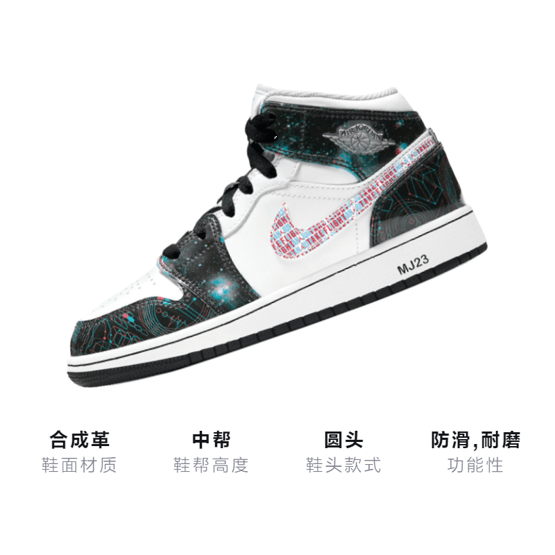 Jordan Air Jordan 1 Mid SE "Take Flight" 3D GS — фото 2
