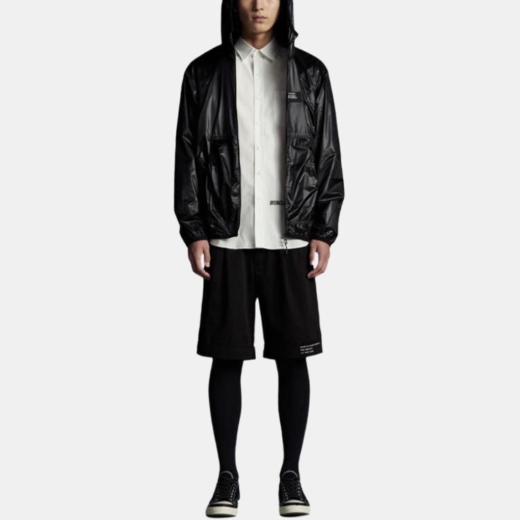 MONCLER GENIUS Moncler x Fragment Black Hooded Jacket — фото 3