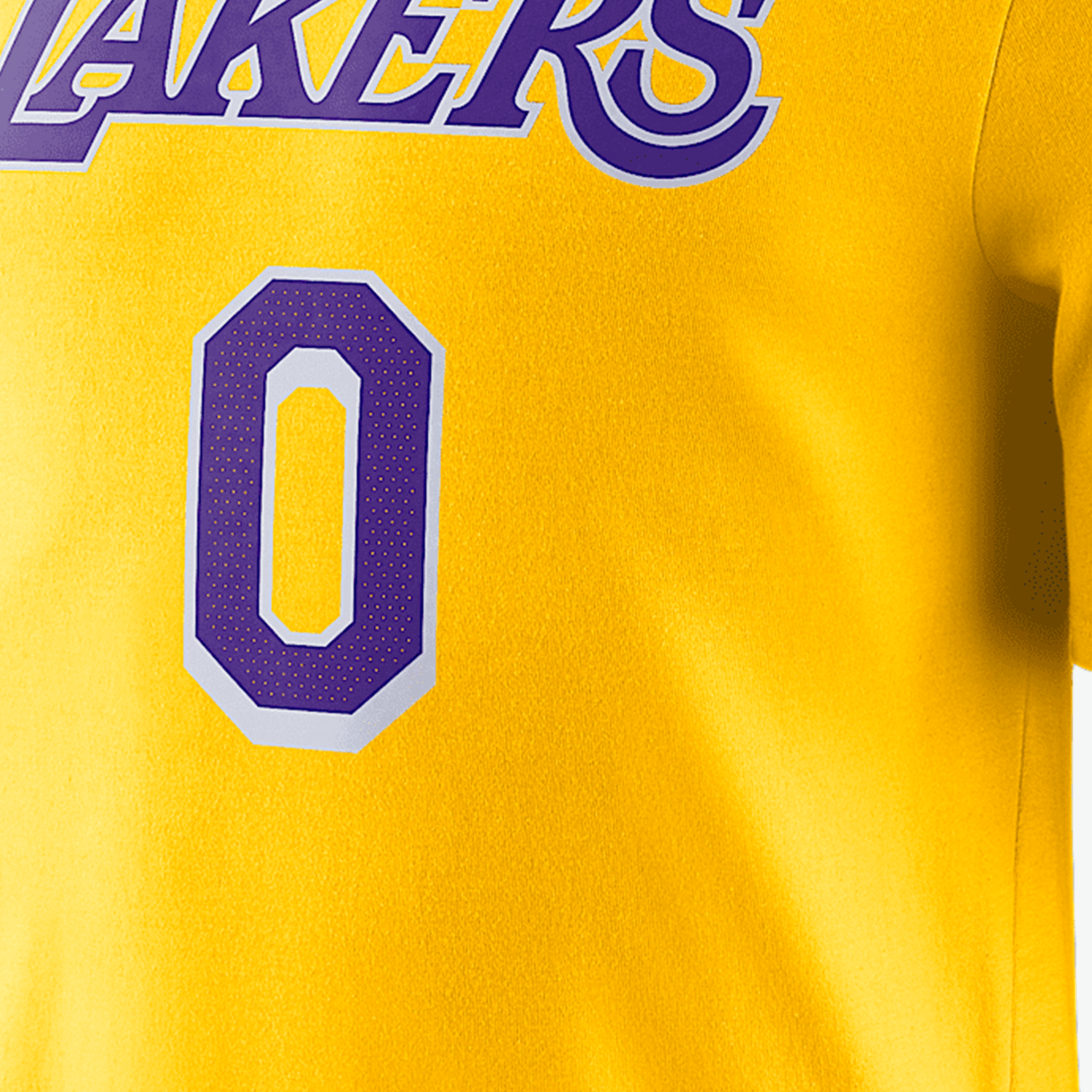 Nike NBA Kuzma Lakers T-Shirt Yellow — фото 2