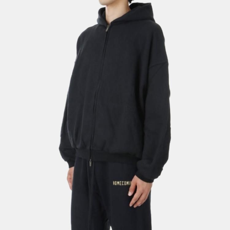 Fear Of God Essentials Heavy Fleece Fullzip Hoodie Obsidian Black — фото 5
