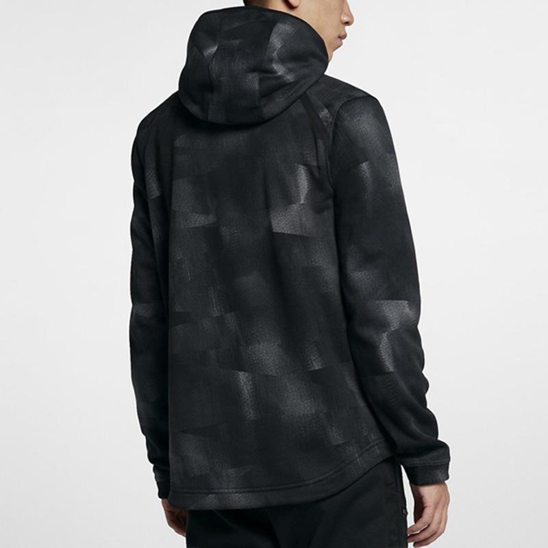 Nike LeBron Camo Hoodie Jacket Black — фото 3