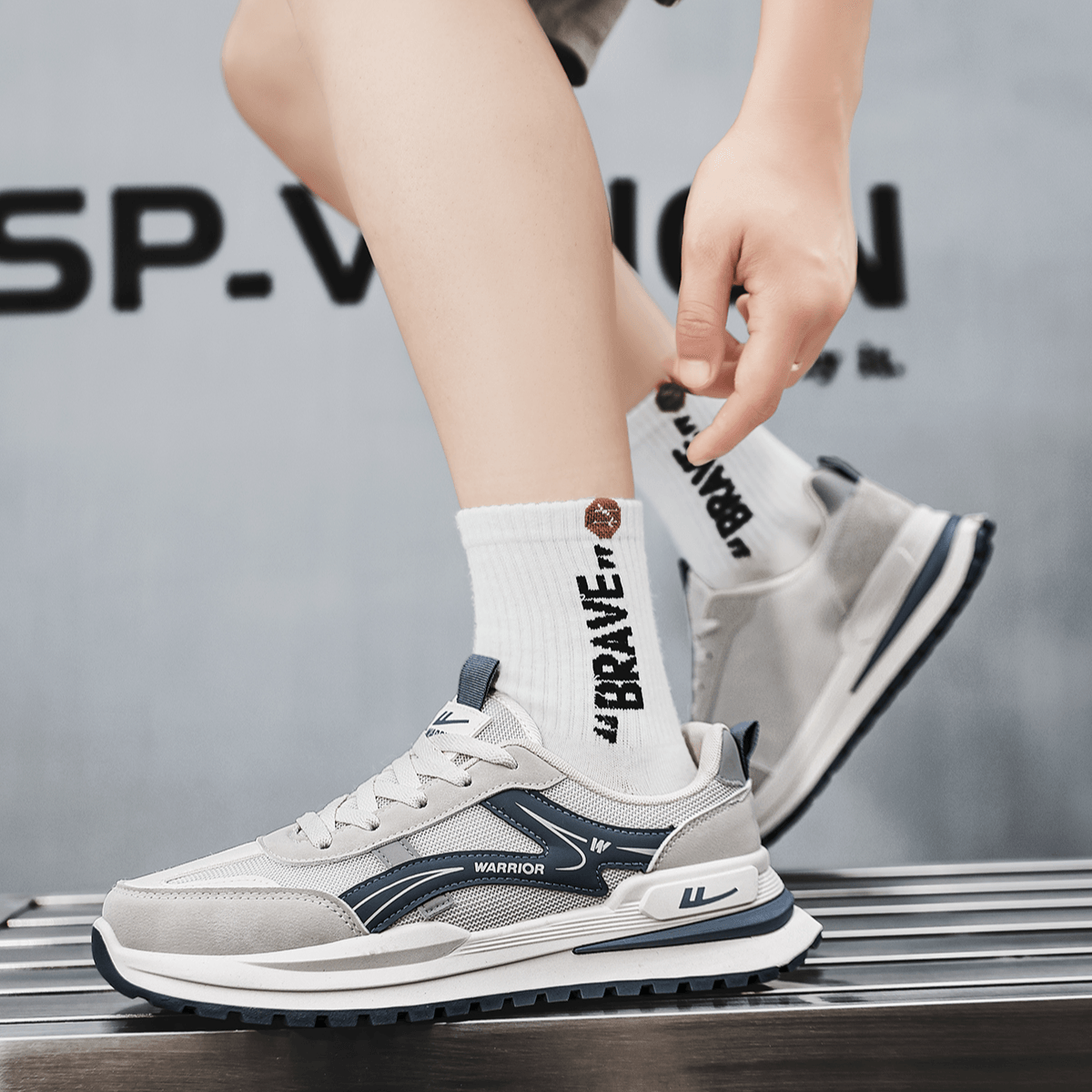 Warrior Low-Top Mist Blue — фото 6