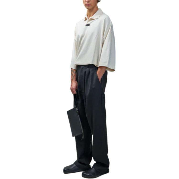 Fear of God Essentials Pique Polo Ivory