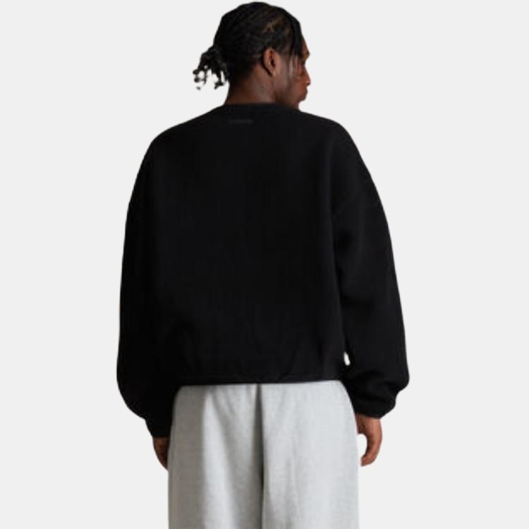 Fear Of God Essentials Crewneck Sweater Jet Black — фото 9