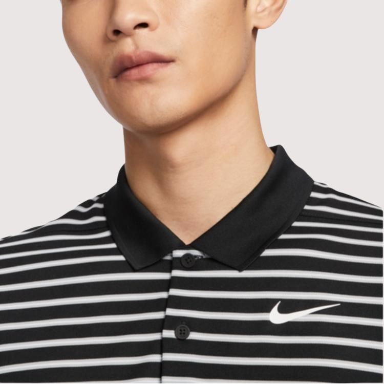 Nike Dri-FIT Victory Polo 010 Black/White — фото 5