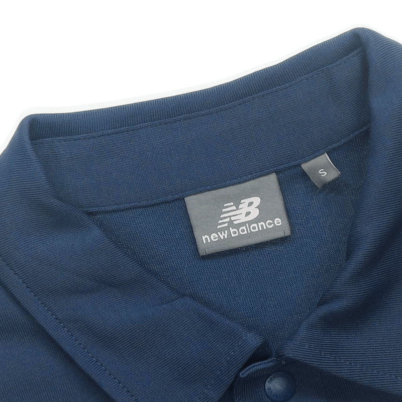 New Balance Polo Shirt Blue — фото 2