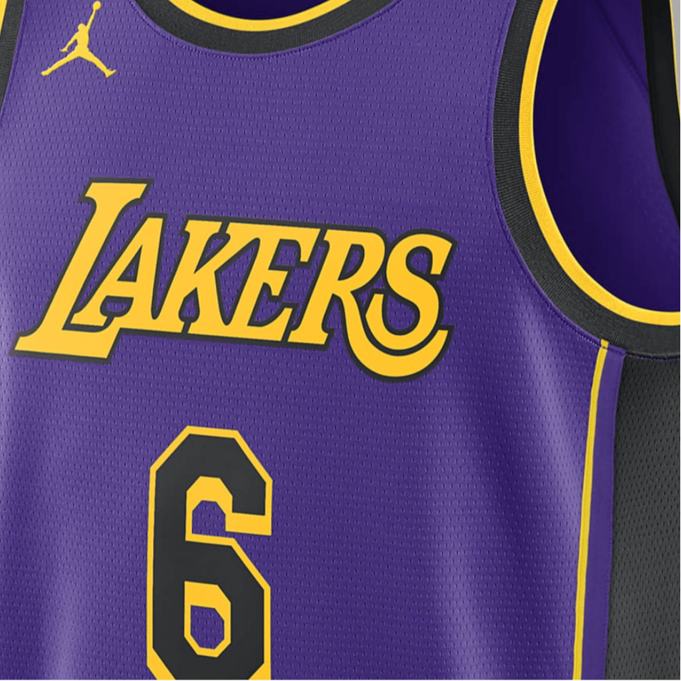 Jordan Lakers 6 Purple — фото 3