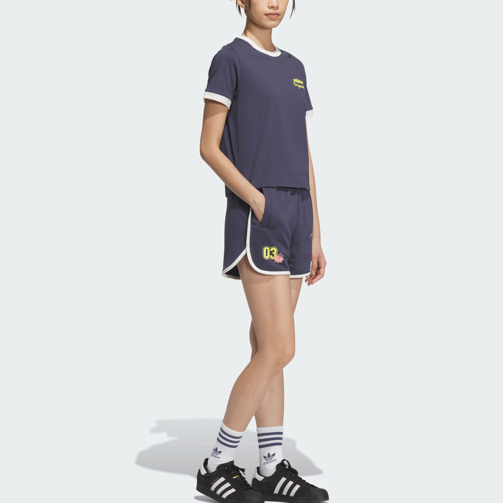 Adidas originals RETRO CAMP GRAPHIC SHORTS — фото 3