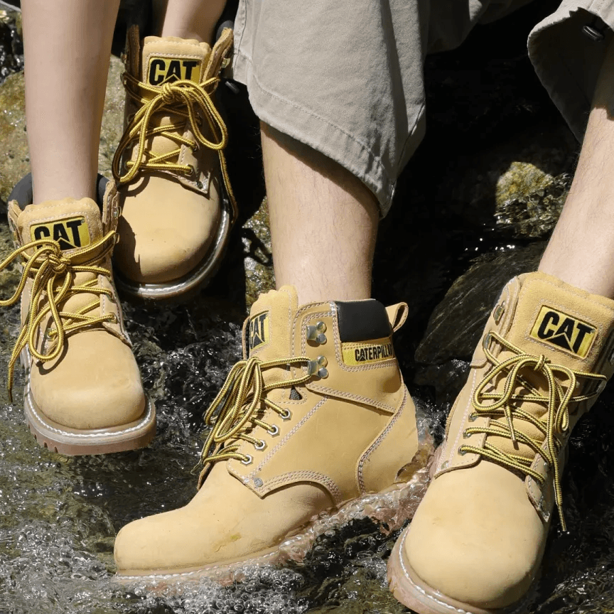 Cat Classic Retro Short Martin Boots Yellow — фото 4