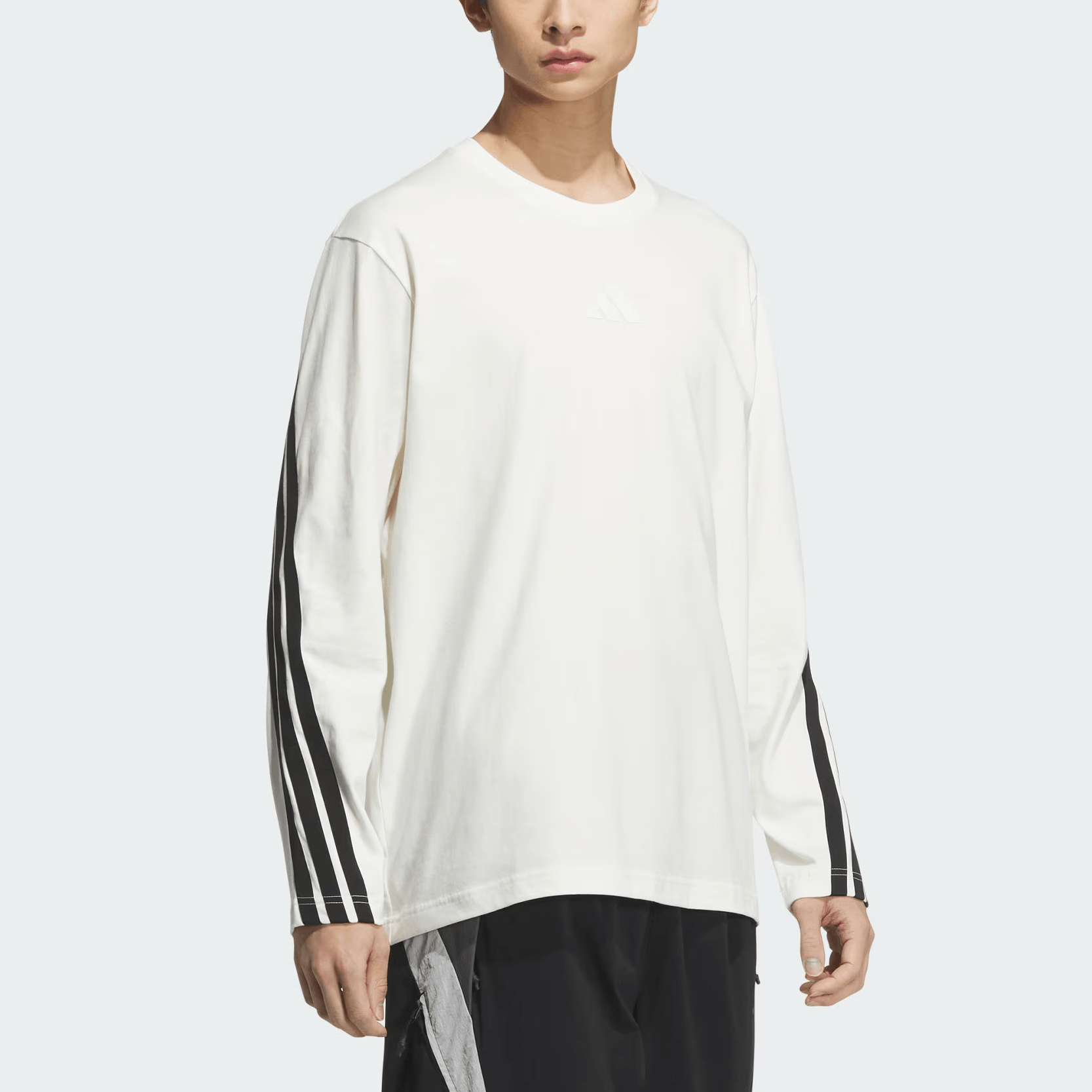 Adidas 3-Stripes Crewneck Long Sleeve Tee — фото 3