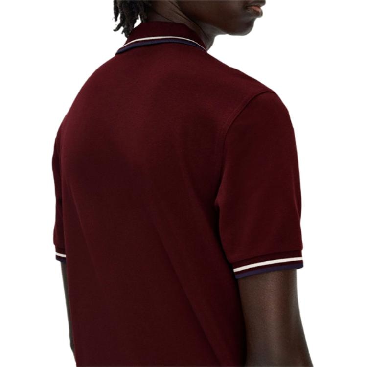 Fred Perry Polo Shirt Dark Red — фото 4