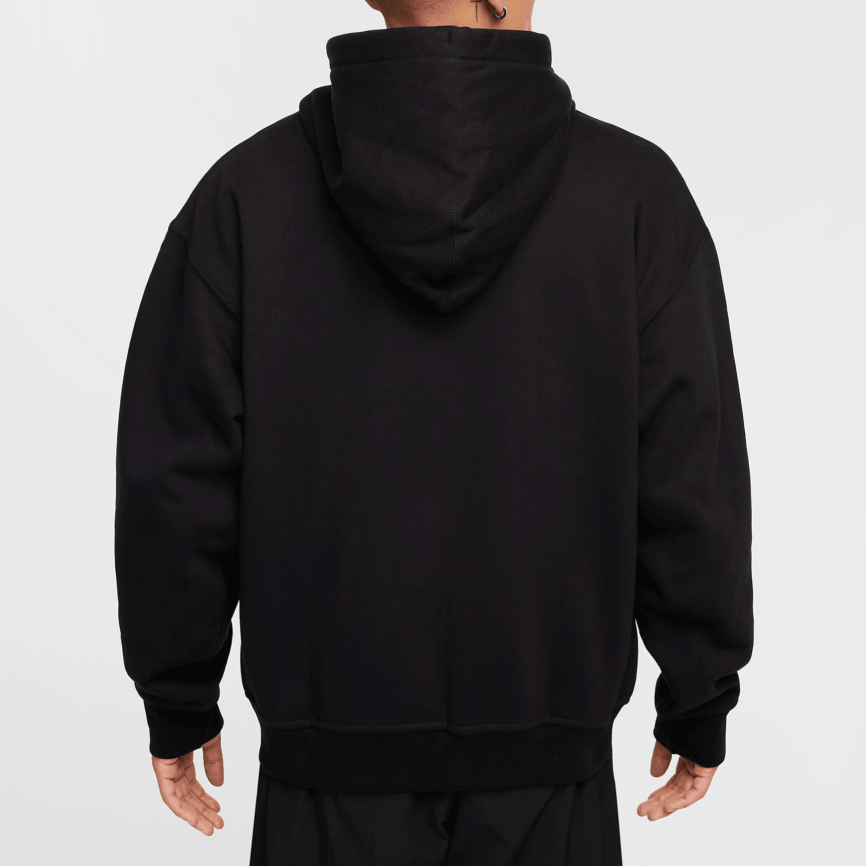 Nike Solo Swoosh Hoodie Jacket Black — фото 3