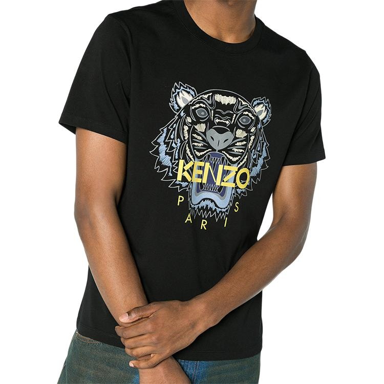 Kenzo Tiger Head Logo T-Shirt Black — фото 3