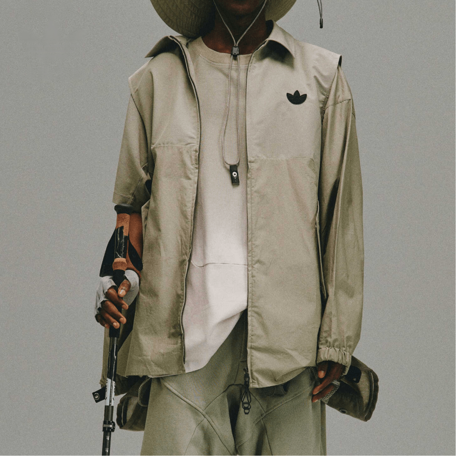 adidas originals x HAMCUS Jacket 2 Pebble Silver — фото 1