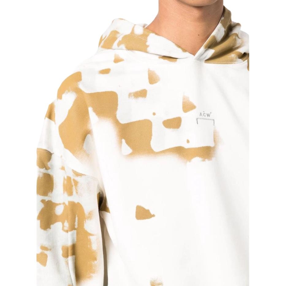 A-Cold-Wall * FW21 Faded Print Hoodie White — фото 4