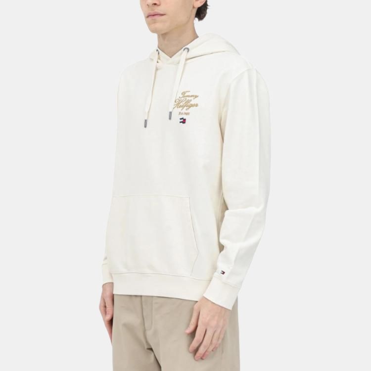 Tommy Hilfiger Hoodie Cream — фото 4