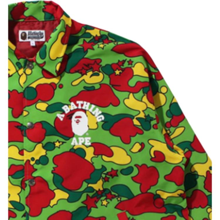 A BATHING APE BAPE STA Camo Coach Jacket — фото 4