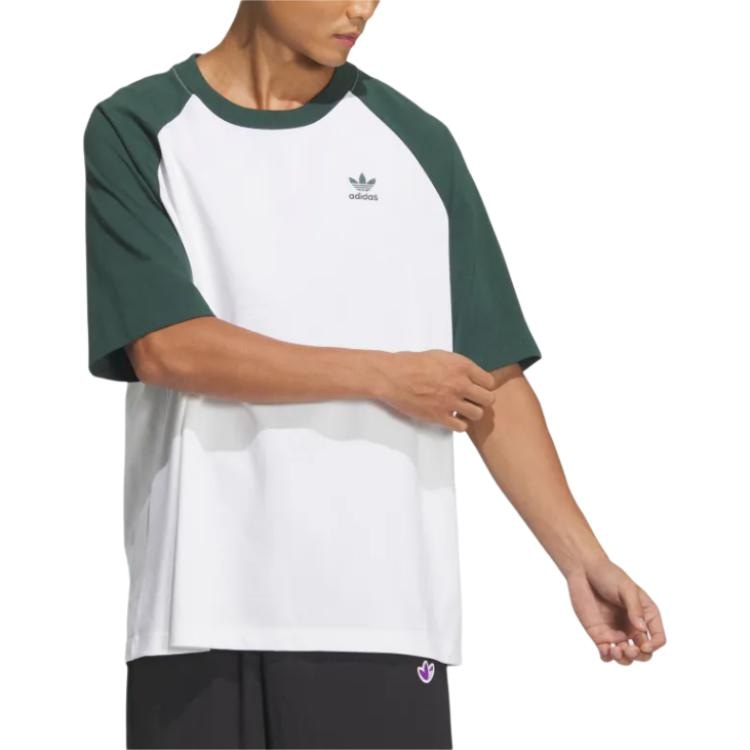 Adidas Originals Adicolor Raglan T-Shirt Mineral Green — фото 5