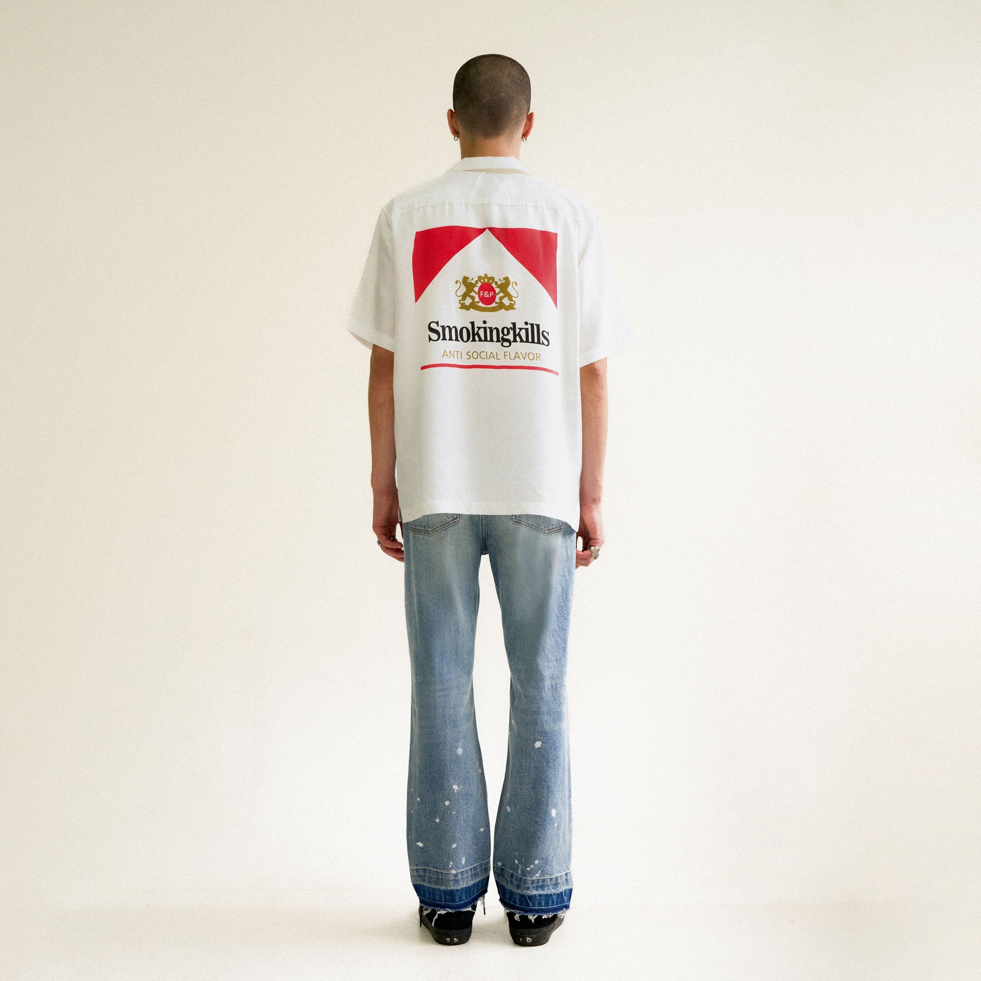 False Perception Graffiti Shirt White — фото 6