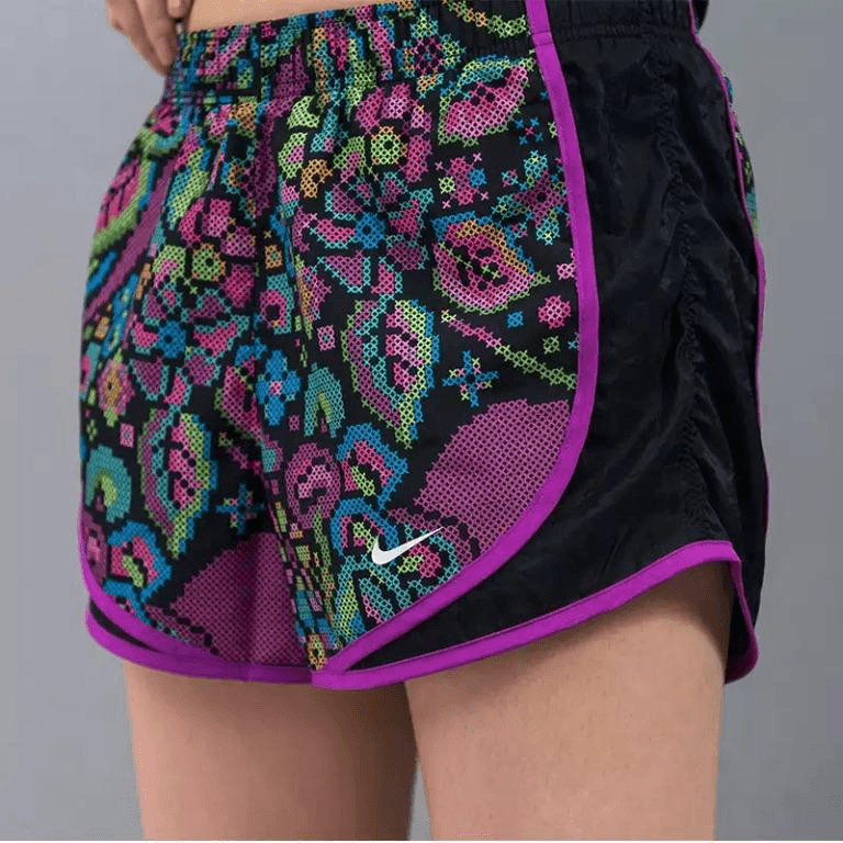 Nike Tempo Printed Running Shorts Women Black — фото 2